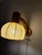 Wood Swedish Wall Lamp in Pine Wood with Yellow and White Fabric Shade, 1980s For Sale - Image 7 of 18