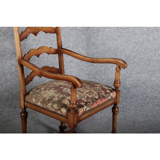 Vintage Baroque Style Armchair in Walnut, 1940 For Sale - Image 18 of 18