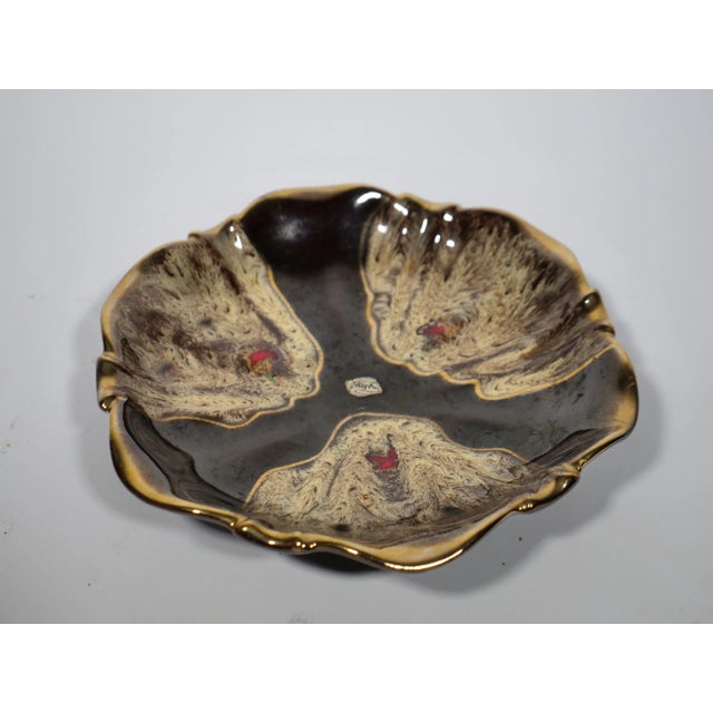 Ceramic Mid-Century Bowl with Gold Rim from Jasba Keramik, 1960s For Sale - Image 7 of 7