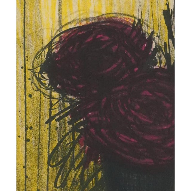 Bernard Buffet, Roses, Lithograph For Sale - Image 4 of 9