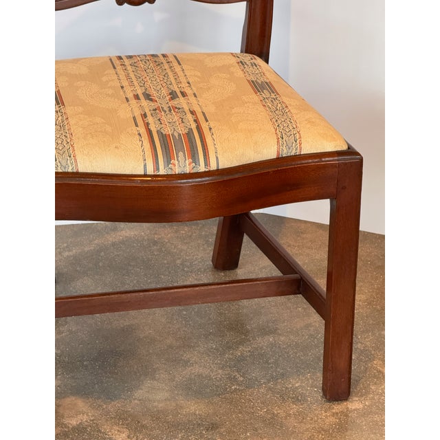 Late 19th Century Set of 10 Mahogany Dining Chairs For Sale - Image 4 of 11