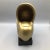 Coastal Faux Gold Shell on Black Base For Sale - Image 3 of 13