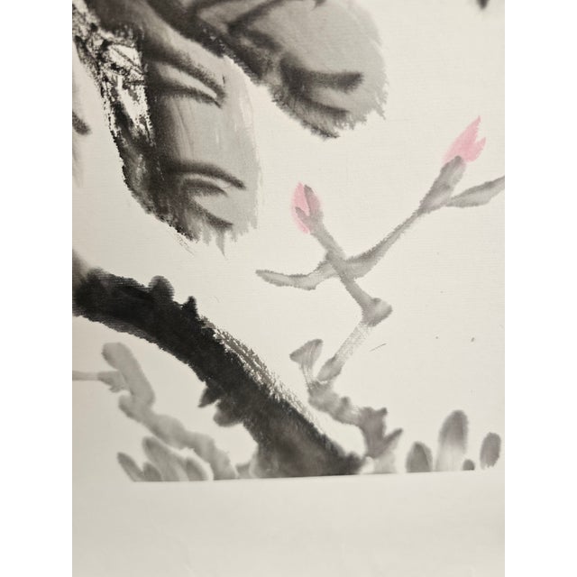 Spring Rhythm – Original Chinese Peony Ink Painting For Sale - Image 13 of 18