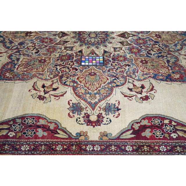Late 19th Century Antique Kerman Rug 9'8'' X 14'6'' For Sale In New York - Image 6 of 10