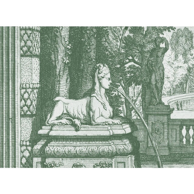 Classical Pastoral Landscape Reproduction Print – 40" X 43" For Sale - Image 4 of 5