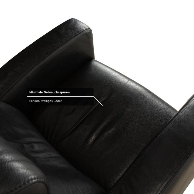 Arion Armchairs in Black Leather from Stressless, Set of 2 For Sale - Image 10 of 18