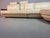 Mid-Century Italian Cream Leather Landscape Sofa with Chaise Longue and Integrated Table from Frighetto, Italy, 1980s, Set of 2 For Sale - Image 17 of 18