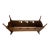 Rare Antique 19th C European Folk Art Rocking Cradle Hand Carved Wood Catholic Iconography and Monogram For Sale