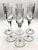 Traditional Mid 19th Century Antique Blown and Hand Cut Butterfly Cordial Glasses - Set of 6 For Sale - Image 3 of 9