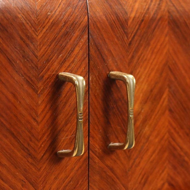 Vintage Nightstands in Stained Beech, 1960s, Set of 2 For Sale - Image 5 of 10