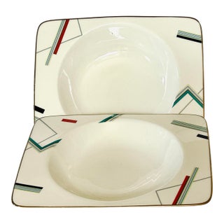 Pair of Daniel Hechter Bauhaus French Bowls For Sale
