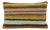 Bohemian Kilim Lumbar Pillow Cover 12'' X 20'' For Sale