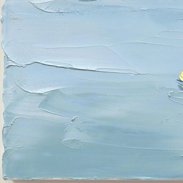 Figurative Textural Oil Painting - Berry's Bay (2011.18) - Large Original Seascape Artwork by Sally West For Sale - Image 3 of 9