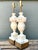 Vintage Carved Alabaster Leaves Lamps - A Pair For Sale - Image 10 of 12