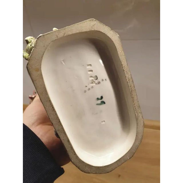 Late 19th Century Figural Porcelain Vase with Napoleonic Figure For Sale - Image 9 of 10