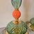 1990s 1990s Pair of Green, Mid Century Modern, Murano Glass Table Lamps For Sale - Image 5 of 9