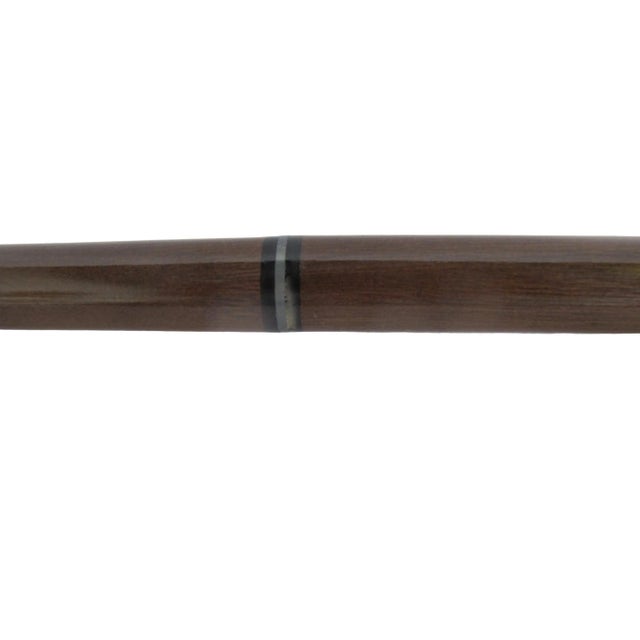 Victorian Style Carved Wood Dog Head Smugglers Cane Walking Stick W/Hidden Flask For Sale - Image 10 of 10