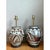Vintage Hand-Painted Ceramic Lamps - Pair For Sale - Image 12 of 15