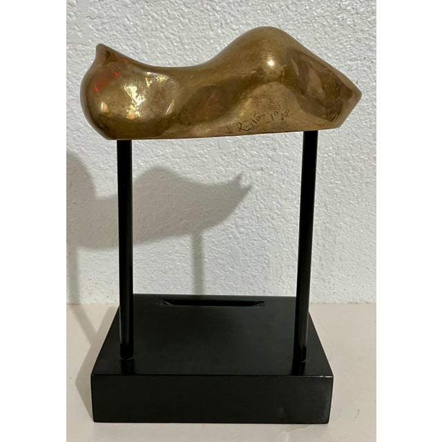 Colin Webster Watson, Bronze Modernist Biomorphic Sculpture Horse, Stand Colin Webster Watson Art Deco, 1970 For Sale - Image 9 of 15