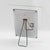 Modernist Glass and Metal Picture Frame For Sale - Image 4 of 5