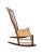 American Early American Oak and Split Reed Seat Rocker, Circa 1960s For Sale - Image 3 of 7