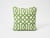 Schumacher Double-Sided Pillow in Imperial Trellis Linen Print For Sale In New York - Image 6 of 7