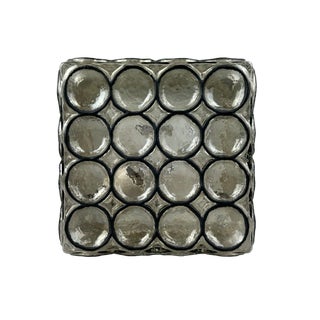 Ceiling Lamp in Glass & Metal from Glashütte Limburg, 1970s For Sale