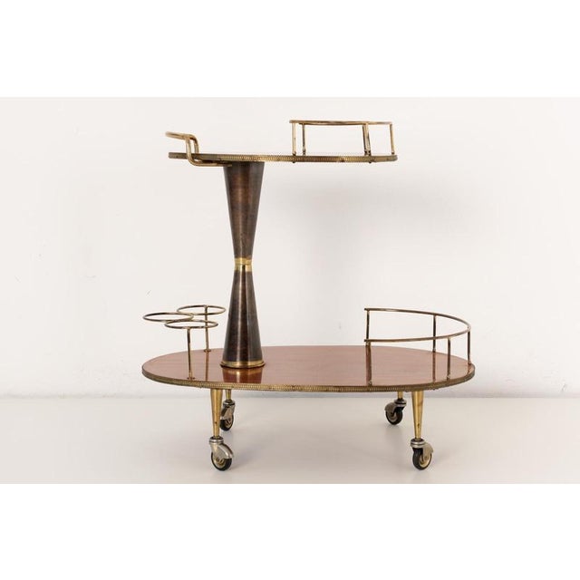 Bar Cart, Italy, 1955 For Sale - Image 6 of 12