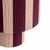 Guinevere Striped Cotton String Table Lamp, Purple and Pink For Sale - Image 4 of 4