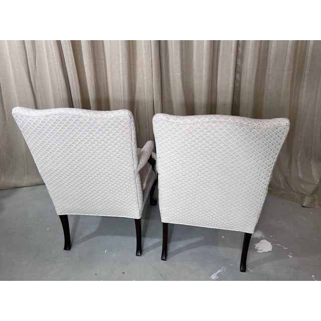 History: Chairs were gifted from Rhode Island’s Senator Peter Gary’s office upon his retirement in 1946. Reupholstered in...