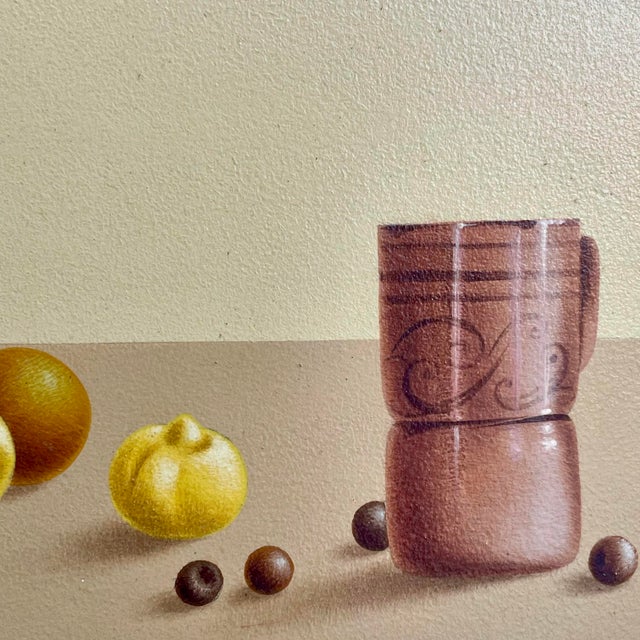 Vintage Still Life Painting, Signed & Framed Original Art For Sale - Image 4 of 8