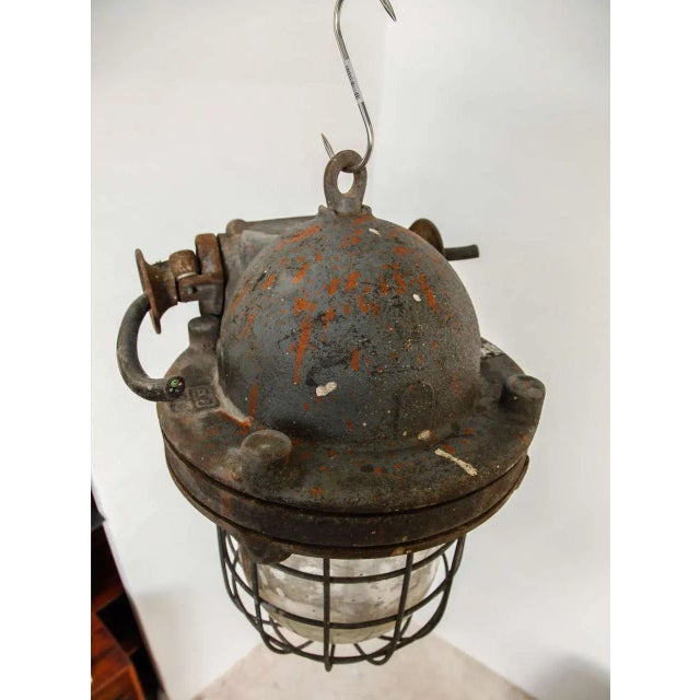 Industrial Industrial Factory Lighting, 1950s For Sale - Image 3 of 9