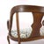 Vintage Neoclassical Revival Lyre Arm Wood Settee Bench For Sale - Image 10 of 10