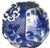 Edo Period Large Blue and White 11.5” Japanese Ko-Imari Blue and White Lobed Bowl For Sale - Image 9 of 10