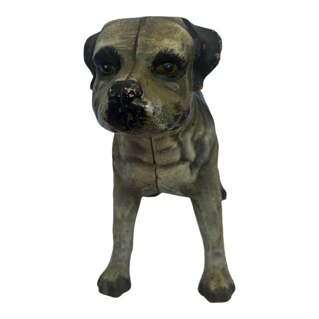 1940s Cast Iron Ginormous Mastiff For Sale