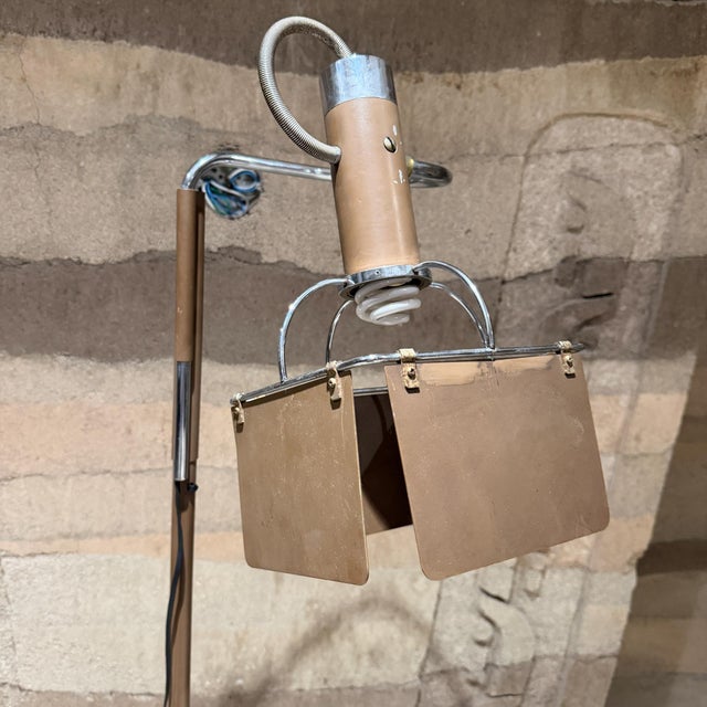 1960s ColortranBurbank California, Berkey Photo Inc Industrial Floor Lamp Mid Century For Sale - Image 5 of 14