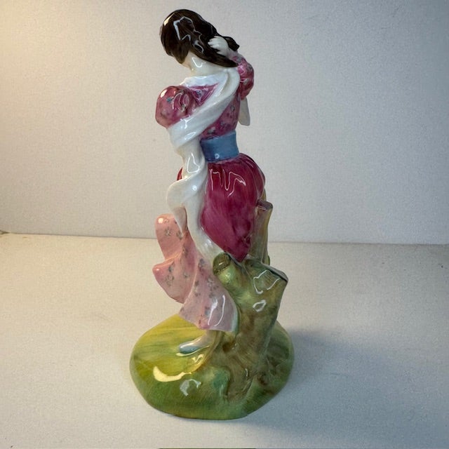 Vintage 1951 Royal Doulton Summer Figurine Hn2086 Bone China England For Sale - Image 9 of 15