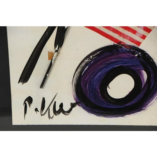 Paper Peter Keil Abstract Painting For Sale - Image 7 of 10