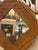 Mid-Century Modern Vintage Rattan Reed Bamboo Vivai Del Sud Italian Wall Mirror For Sale - Image 3 of 10