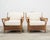 Contemporary Pair of Ralph Lauren Organic Wicker Rope Armchairs + Ottoman For Sale - Image 3 of 18