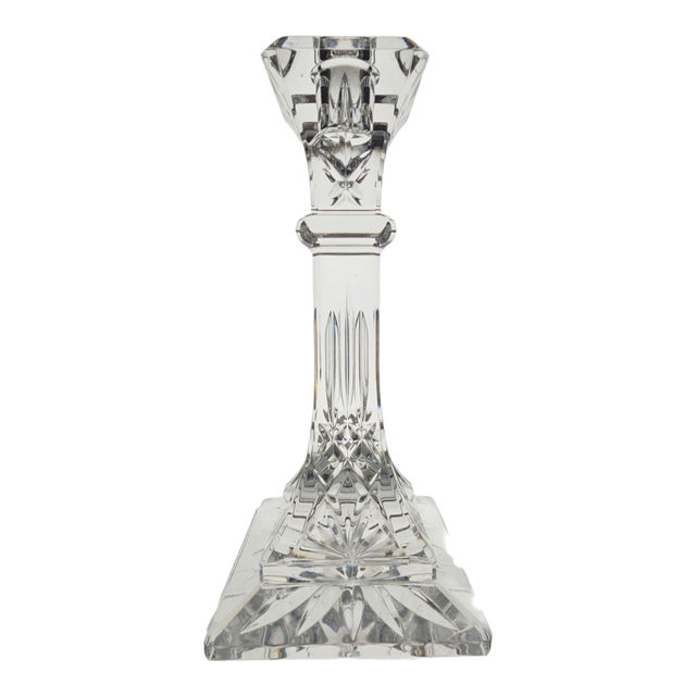 Pair of Waterford Crystal Lismore 8" Candlesticks For Sale - Image 9 of 15