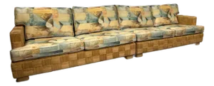 20th Century Block Island Style Sofa Sectional, 2 Piece