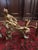Pair of Early Louis XV Chinoiserie Gilt Bronze Ormolu Chenets / Andirons, Circa 1745 [Sp] For Sale In Seattle - Image 6 of 11