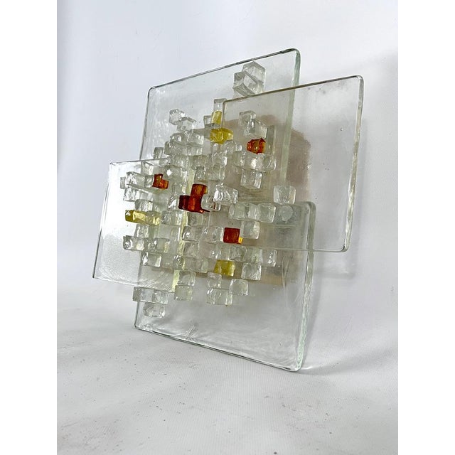 Mid-Century Murano Glass Wall Light by Albano Poli for Poliarte, Italy ,1970s For Sale - Image 11 of 14