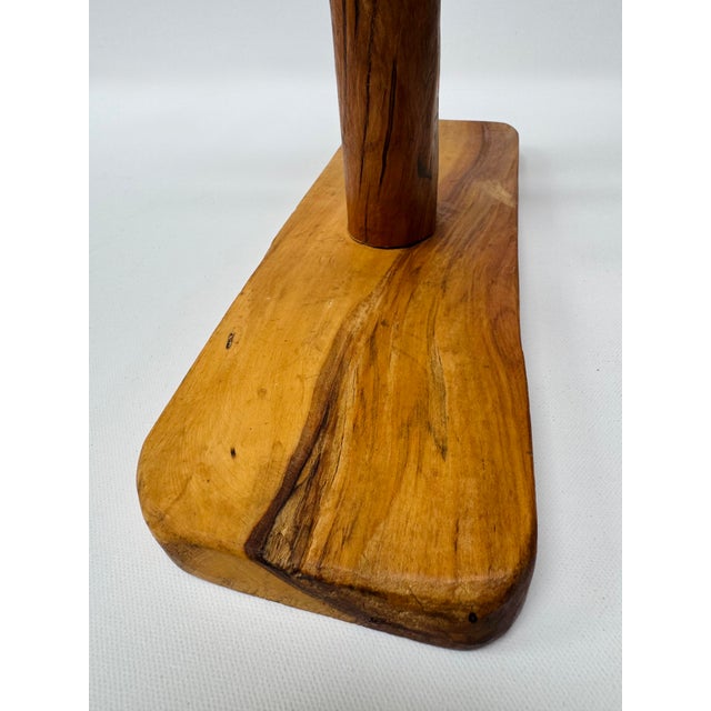 Handcrafted Burlwood Mug Tree, Artisan Live Edge Coffee Cup Holder Rack For Sale - Image 10 of 12
