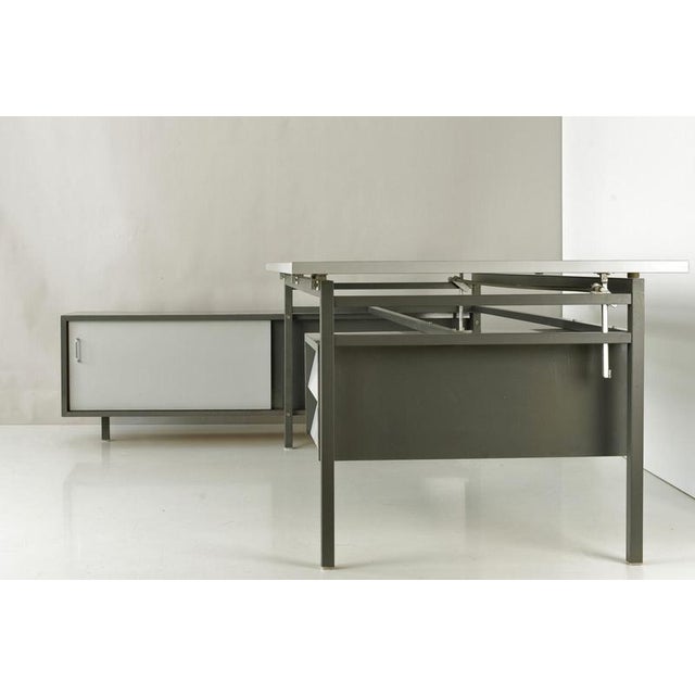 Vintage German Architects Desk, 1965 For Sale - Image 3 of 18