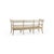 Neoclassical Gustavian Slatted Wood Bench Sofa For Sale - Image 9 of 14