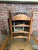 Early 20th Century Antique American Shaker Style High Ladder Back Rush Seat Armchair For Sale - Image 4 of 12