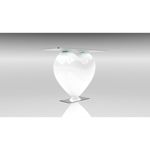 Eliana Arctic White Console Table from Eje-Design For Sale - Image 4 of 10