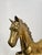 Metal Vintage Large Brass Horse - Equestrian Figurine For Sale - Image 7 of 12